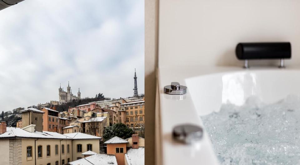 Sky'Room - Jacuzzi & Vue - Vieux Lyon Buitenkant foto